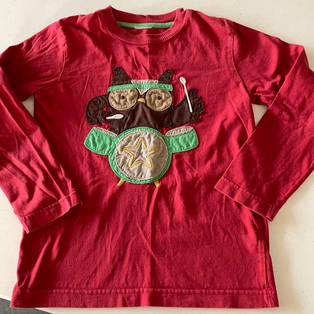 Mini Boden boy long sleeve shirt size 7-8